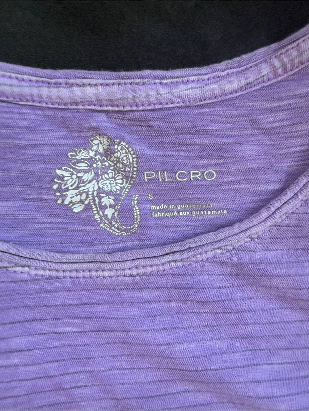 Pilcro Lavender Ruched Tank Top - Picture 12 of 14